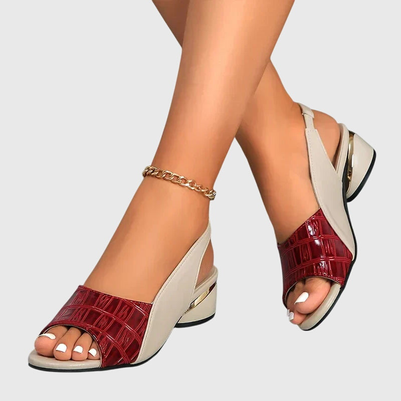 Whitney | Eleganckie Skórzane Sandały