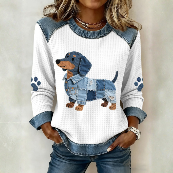 NURIA| Sweter z motywem