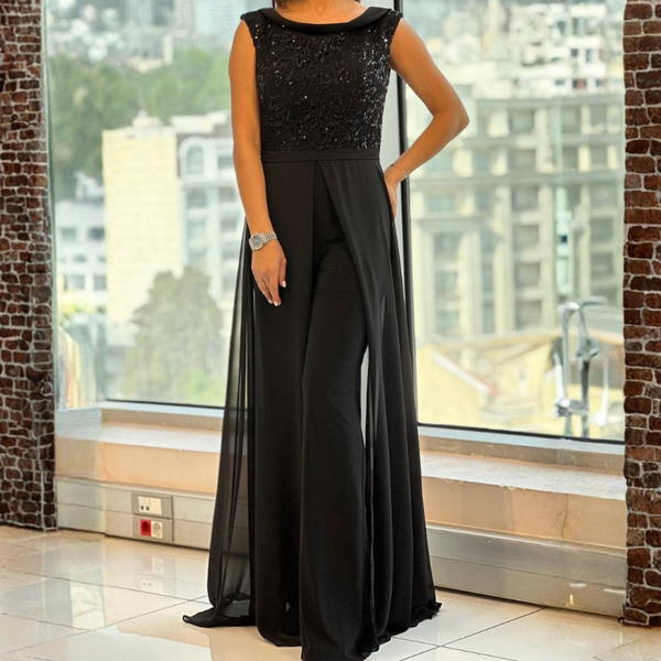 HALIA | Elegancka Tuta Bez Rękawów