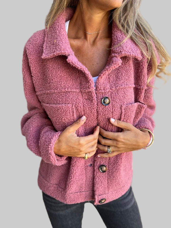 Tavessa Antonia – Casaco Aconchegante com Botões