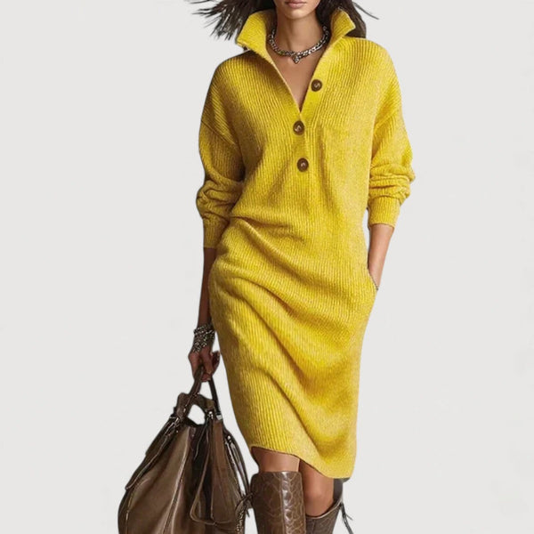 ALAYA | Przytulna Sukienka Dzianinowa