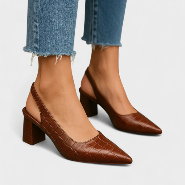 VERA | Szpilki w Wzór Krokodyla