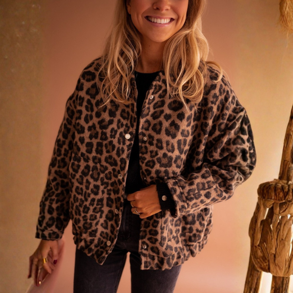 DANIELA | Elegancka kurtka w Panterkę 