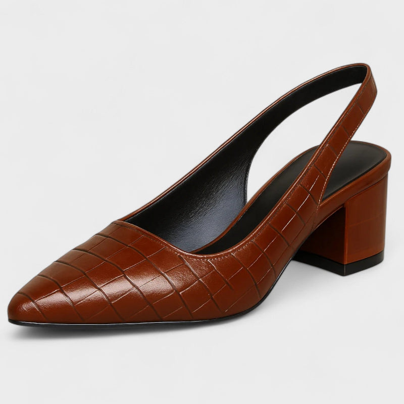 VERA | Szpilki w Wzór Krokodyla