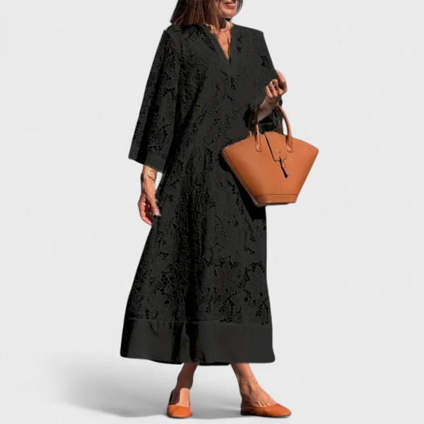 JULIA | Elegancka Letnia Sukienka Bawełniana 