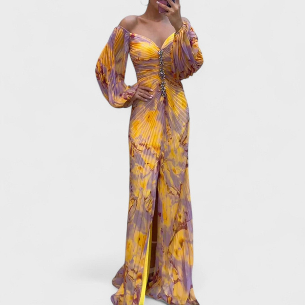 KRYSTYNA | Elegancka Sukienka z Dekoltem V