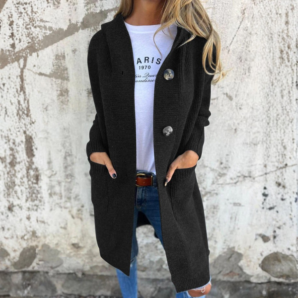 VIOLA | Elegancki Długi Kardigan