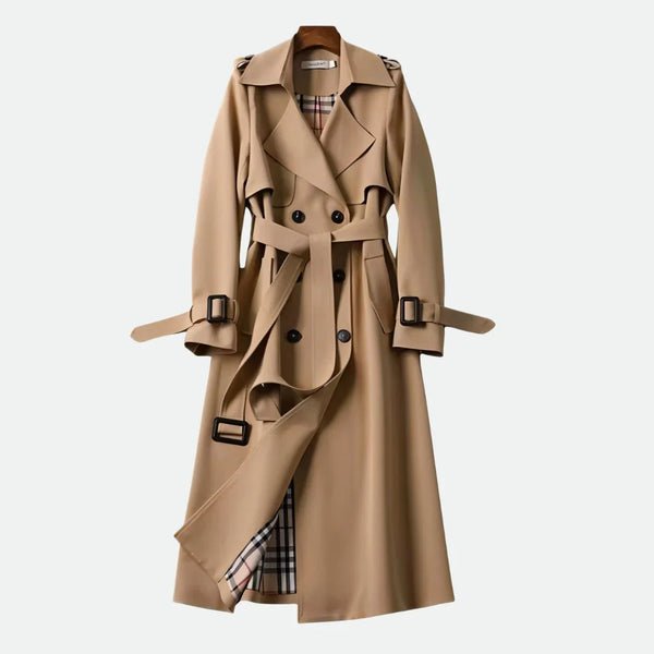 Tavessa Isabel – Gabardina Elegante e Atemporal