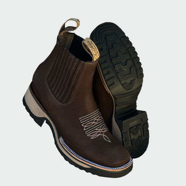 GUILHERME | Skórzane Botki Cowboy