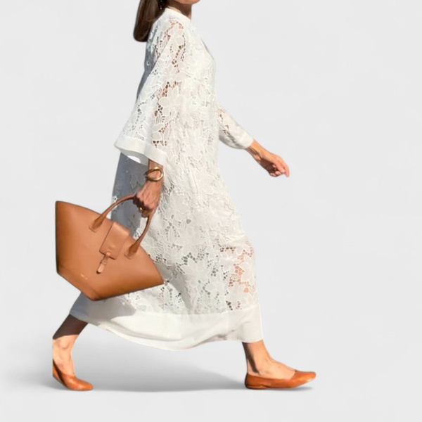 JULIA | Elegancka Letnia Sukienka Bawełniana 