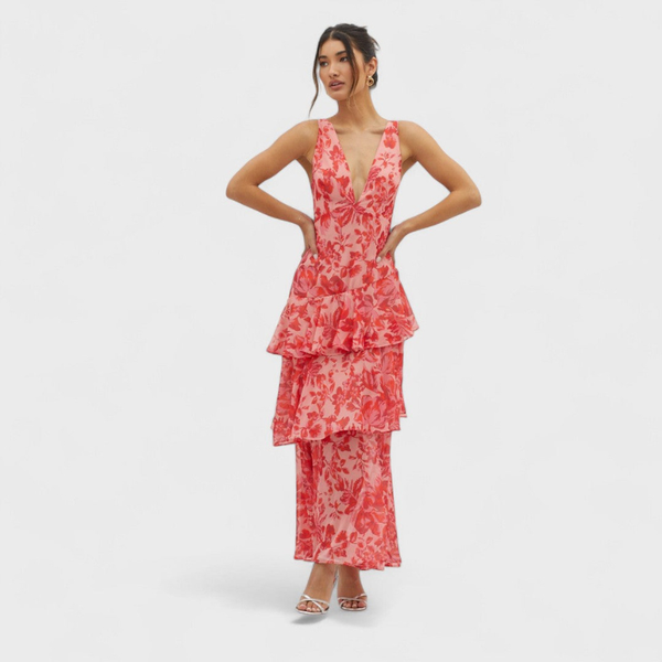 FAYE | Kwiatowa Sukienka Midi