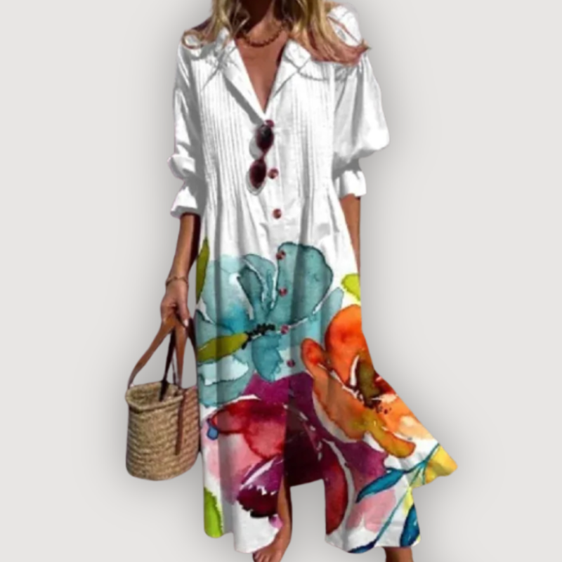 SERENA | Sukienka o Płynnej Linii