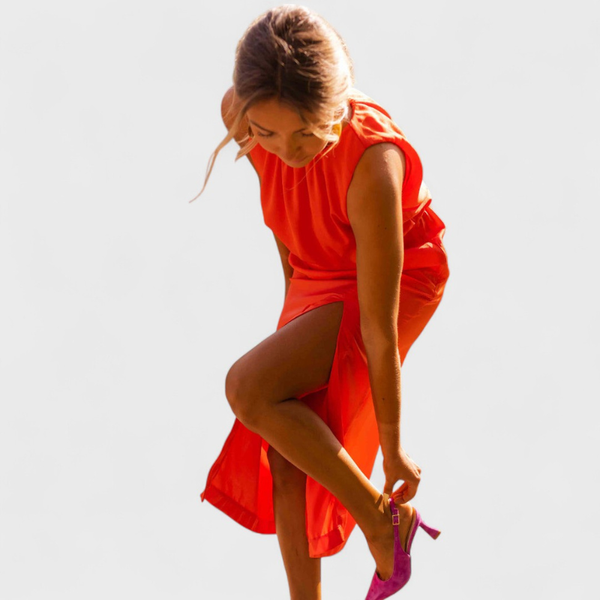 LIENA | Elegancka Sukienka Midi 