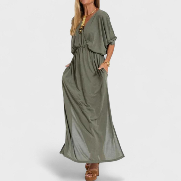 LANI | Długa Sukienka Vintage