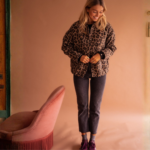 DANIELA | Elegancka kurtka w Panterkę 