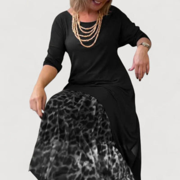 LORENZA | Asymetryczna Sukienka Maxi