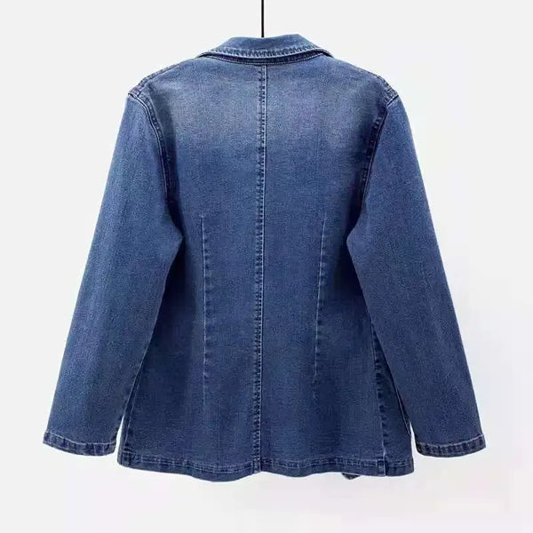 EVELINE | Elegancka Marynarka Denim