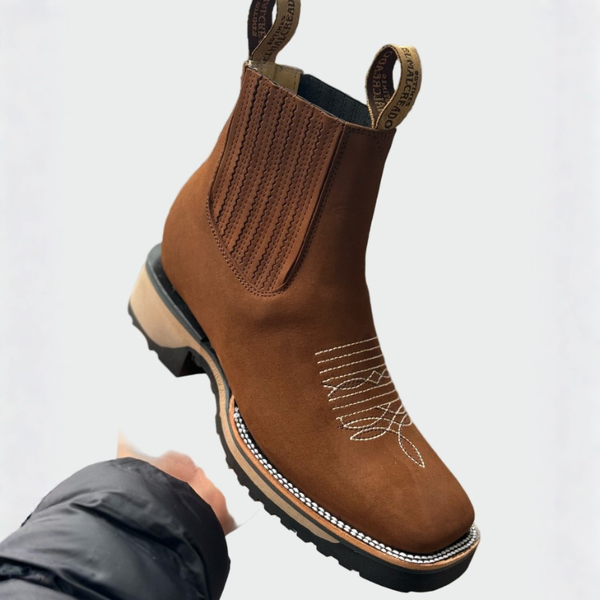 GUILHERME | Skórzane Botki Cowboy