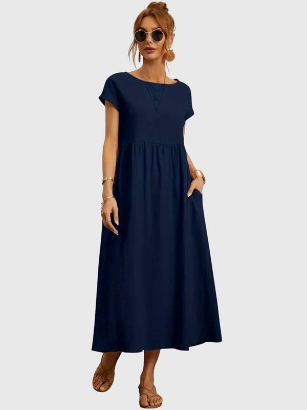 Giselle | Casualowa Sukienka Kieszenie